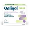 ALFASIGMA SpA Onligol Fibre, integratore lassativo a base di fibre di Psyllium - utile in caso di stitichezza - Gusto Prugna 20 Bustine