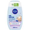NIVEA (BEIERSDORF SpA) Nivea Baby Gel Doccia Dolce Nanna dai Capelli ai Piedini 200 ml, Detergente neonato corpo e capelli