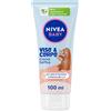 NIVEA (BEIERSDORF SpA) Nivea Baby Viso & Corpo Crema Soffice 100 ml, Crema bambini corpo e viso idratante e nutriente