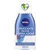 NIVEA (BEIERSDORF SpA) Nivea Struccante Occhi Doppia Azione 125 ml, Olio struccante bifasico per gli occhi