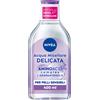 NIVEA (BEIERSDORF SpA) Nivea Micellair 5in1 Acqua Micellare Delicata 400 ml, Detergente viso e occhi struccante lenitivo