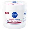 NIVEA (BEIERSDORF SpA) Nivea Crema Corpo Repair & Care Urea 400 ml, Crema multiuso idratante per pelle molto secca e ruvida