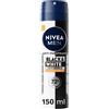 NIVEA (BEIERSDORF SpA) Nivea Men Black & White Invisible Ultimate Impact Spray 12 x150ml, Deodorante spray antitraspirante