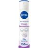 NIVEA (BEIERSDORF SpA) Nivea Fresh Sensation Spray 150 ml, Deodorante donna spray per una protezione fino a 72h
