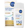 NIVEA (BEIERSDORF SpA) Nivea Sun - Breathable UV Specialist - Fluido Quotidiano SPF50+ Ultra Leggero 40 ml - Tonalità Medium