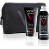 VICHY (L'Oreal Italia SpA) Vichy Cofanetto Pochette Regalo Uomo Hydra Mag C Gel Doccia 200ml + Sensi Shave Schiuma da Barba 200ml