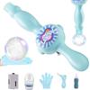 XUDUOO Macchina per Bolle di Fumo per Bambini, Macchina per Bolle di Nebbia con Effetto Fumo Elastico, Bacchetta Magica per Bolle Gioco Interattivo, Divertenti Macchine per Bolle per Feste all'aperto