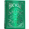 Bicycle Carte da gioco jacquard - 1 mazzo, finitura con cuscino d'aria, professionale, superba maneggevolezza e durata, ottimo regalo per collezionisti di carte, verde