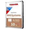Toshiba Hard Disk 3.5" 10TB Toshiba N300 NAS 7200rpm 512MB Serial ATA [HDWG71AEZSTA]