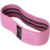 CampTeck U6916 - Elastico Fitness Gambe Poliestere e Lattice Antiscivolo Loop Band Fascia Elastica Fitness x Tonifica Glutei - Palestra, Yoga, Pilates, Riscaldamento - Rosa - S (66cm x 8cm)
