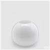 EDG Enzo De Gasperi Vaso Sfera H 20 Cm D 23 Cm Vetro Molato White