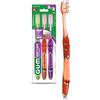 GUM Technique - Spazzolino da denti con manico a quadruplo, testa compatta e setole morbide, 3 pezzi