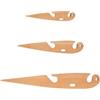 BENECREAT 3 Navetta per Tessitura in Legno di Faggio, Navette per Telaio da Maglia, Strumenti per Telaio da Maglia Fatti A Mano per Arazzi, Accessori per Tessitura Fai da Te, Lacrima