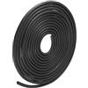 METALLIXITY Schiuma Gomma Meteo Guarnizione Striscia (3mm Diametro x 8m Lunghezza) 1pz, EPDM Gomma Rotondo Sigillo Striscia - per Casa Riparazione, Porta, Nero