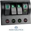 Osculati PANNELLO ELETTRICO 4 INTERRUTTORI PCP COMPACT - BARCA GOMMONE NAUTICA - OSCULATI