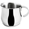 INOXPRAN - Lattiera INOXPOT in Acciaio Inossidabile, Capienza 400 mL, Design Classico e Moderno, Ideale per Scaldare il Latte e per la Preparazione di Bevande Calde, Dimensioni 12x9x9 cm