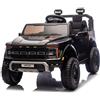 Pilots Kids Macchina Elettrica Bambini 24V Ford Raptor Nero 2 Posti Sedile Ecopelle