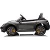 Pilots Kids Auto Elettrica per Bambini Porsche Taycan 24V 2 Posti Grigio Bluetooth