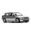 Corgi 1:43 Vanguards Ford Escort RS COSWORTH Moondust Silver Modello Diecast