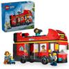 Lego 60407 Lego City Autobus turistico rosso a due piani