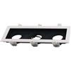 OPTONICA Spotlight Fixture Square Aluminium White/Black Max 35W 2016