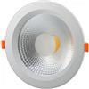 OPTONICA LED DOWNLIGHT 20W AC220-240 145° LUCE FREDDA 6000k - TUV PASS