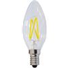 OPTONICA LED CANDELA C35 4W 400LM E14 175-265V LUCE CALDA 2700K- FILAMENT