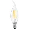 OPTONICA LED CANDELA C35 4W 400LM E14 175-265V LUCE CALDA 2700K - FILAMENTO