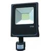 OPTONICA PROTIETTORE LED 50W LUCE FREDDA 6000K IP66 CON SENSORE