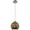 OPTONICA 3D GLASS PENDANT - E27 MAX 40W CHROME SQUARES D200xH175mm