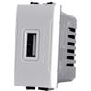 TOT PRESA USB 5V 2A 829B COMPATIBILE BTICINO LIVING INTERNATIONAL E LIGHTBIANCO