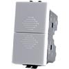 TOT DOPPIO PULSANTE (10A-250V) 522B COMPATIBILE BTICINO MATIX BIANCO