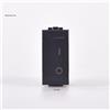 TOT INTERRUTTORE BIPOLARE 01 (16A-250V) 802N COMPATIBILE BTICINO LIVING INTERNATIONAL NERO