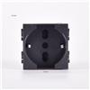 TOT PRESA SCHUKO UNIVERSALE (16A-250V) 814N COMPATIBILE LIVING INTERNATIONAL NERO
