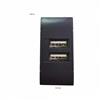 TOT DOPPIA PRESA USB 2A 821 COMPATIBILE BTICINO LIVING INTERNATIONAL NERO