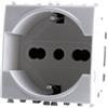 TOT PRESA SCHUKO 614B COMPATIBILE VIMAR PLANA BIANCA