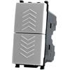 TOT DOPPIO PULSANTE 622B COMPATIBILE VIMAR PLANA BIANCO