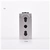 TOT PRESA BIVALENTE (10A-250V) 2P+T 818N COMPATIBILE BTICINO LIVING INTERNATIONAL ARGENTO