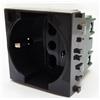 TOT PRESA SCHUKO 614N COMPATIBILE VIMAR PLANA NERA