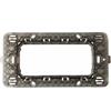 TOT SUPPORTO 7004-B 4 POSTI COMPATIBILE BTICINO MATIX