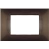 TOT PLACCA 4 POSTI COMPATIBILE VIMAR BRONZO