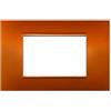 TOT PLACCA 4 POSTI COMPATIBILE VIMAR ARANCIO