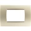 TOT PLACCA 1007-13 7P ORO COMPATIBILE BTICINO LIVING INTERNATIONAL E LIGHT IN TECNOPOLIMERO