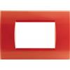 TOT PLACCA 1007-15 7P CORALLO COMPATIBILE BTICINO LIVING INTERNATIONAL E LIGHT IN TECNOPOLIMERO