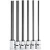 GearWrench 82554 6 Piece 3/8 pollici Set di Bussole Metriche con Punta Esagonale Lunga