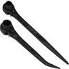 efuturetime 2x Chiave Cricchetto per Ponteggi 17/19mm + 19/22mm
