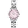 Breil, Collezione Glow and Go, Orologio Donna, Orologio Solo Tempo al Quarzo con Cassa in Acciaio Lucido da 30 mm, Lunetta con Cristalli Baguette e Quadrante in Madreperla, WR 5 ATM, Idea Regalo Donna