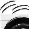 bangminda 4 Pezzi Passaruota Sopracciglio Auto Passaruota Allargamento Parafango Parafanghi Auto Universale Allargamento Passaruota Decorazione Protezione Ruota Auto Fibra di Carbonio (43 cm)