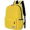 POWOFUN Zaino per bambini da 15 pollici leggero scuola elementare borsa per scuola materna Bookbag da viaggio casual zaino per bambini zaino per ragazze ragazzi, Giallo