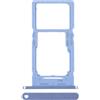 Generico Ricambio compatibile con Samsung Galaxy A25 5G SM-A256B A256B Try tray Vassoio alloggio porta scheda Card Sim 1 + SLOT SIM 2 o slitta per lettore Memoria Micro Sd (Blu)
